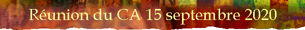 Runion du CA 15 septembre 2020